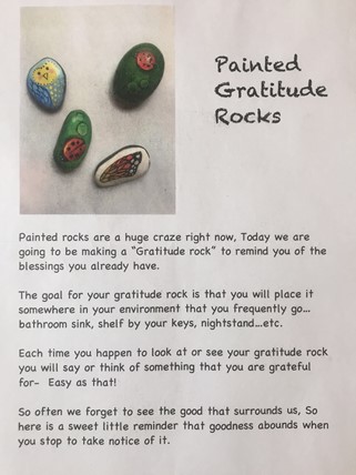 Painted Gratitude Rocks